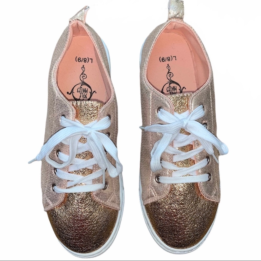 Sole Mates Rose Gold Sneakers Size 8/9